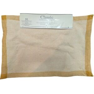 Classic Home Essentials Placemats Set of 4 OS Yellow NWT Cotton Waffle Weave